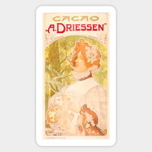 Cocoa A. Driessen (1900) Sticker